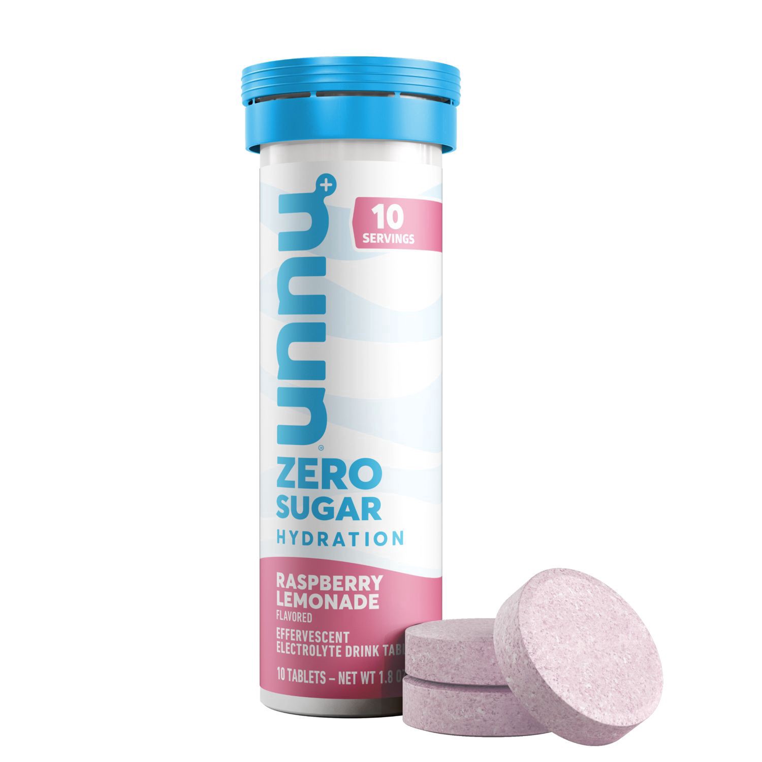 slide 1 of 1, Nuun Hydration Raspberry Lemon Zero Drink Tab, 1 ct