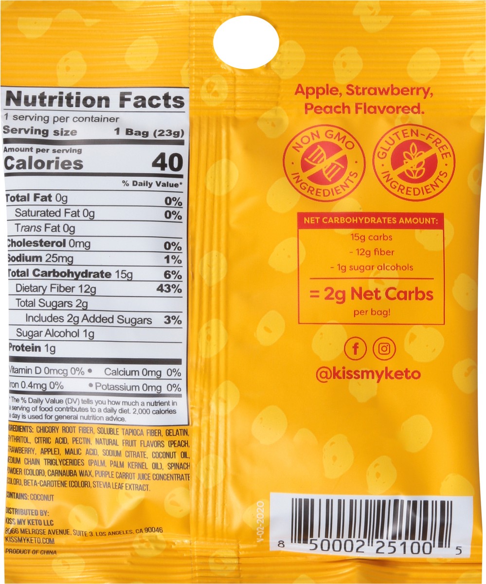 slide 2 of 9, Kiss My Keto Gummy Bears Fruity Flavored Candy 0.79 oz, 0.79 oz