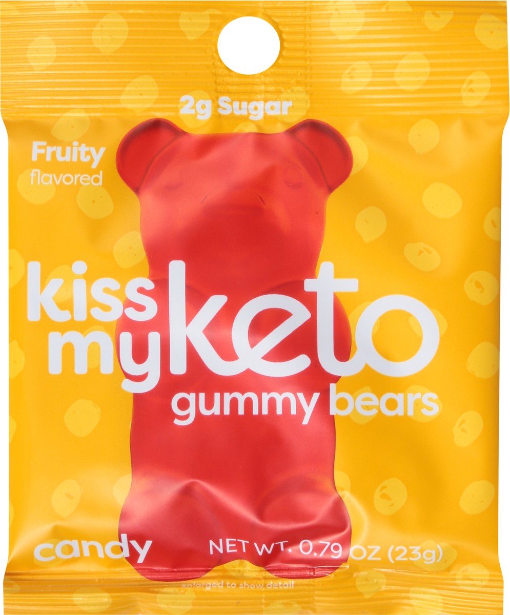 slide 7 of 9, Kiss My Keto Gummy Bears Fruity Flavored Candy 0.79 oz, 0.79 oz