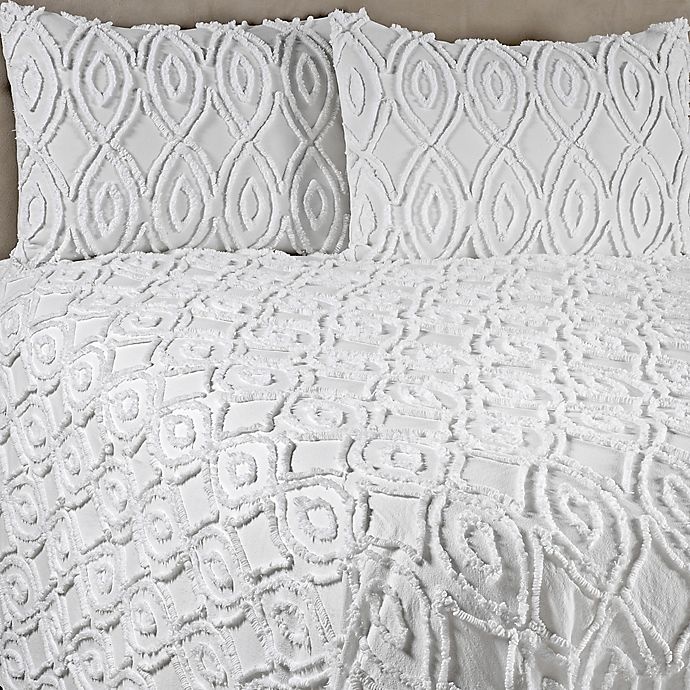 slide 1 of 1, Anthology Tufted and Looped Full/Queen Bedspread Set - White, 1 ct