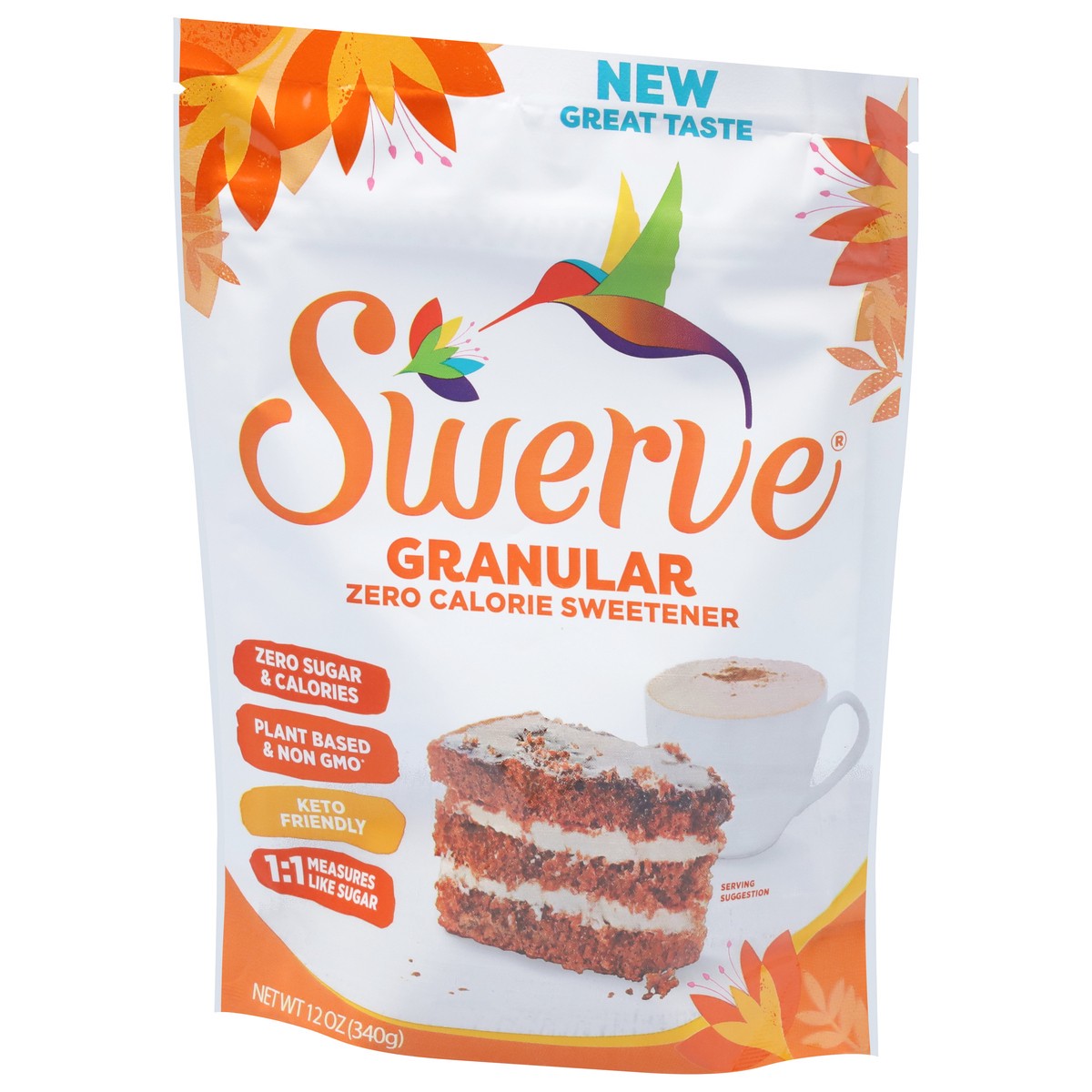 slide 3 of 9, Swerve Granular Zero Calorie Sweetener 12 oz, 12 oz