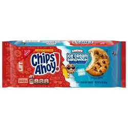 CHIPS AHOY! Chewy Ice Cream Sandwich-Inspired Chocolate Chip Cookies, Limited Edition, 9.9 oz
