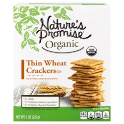 Nature's Promise Organic Thin Wheat Crackers