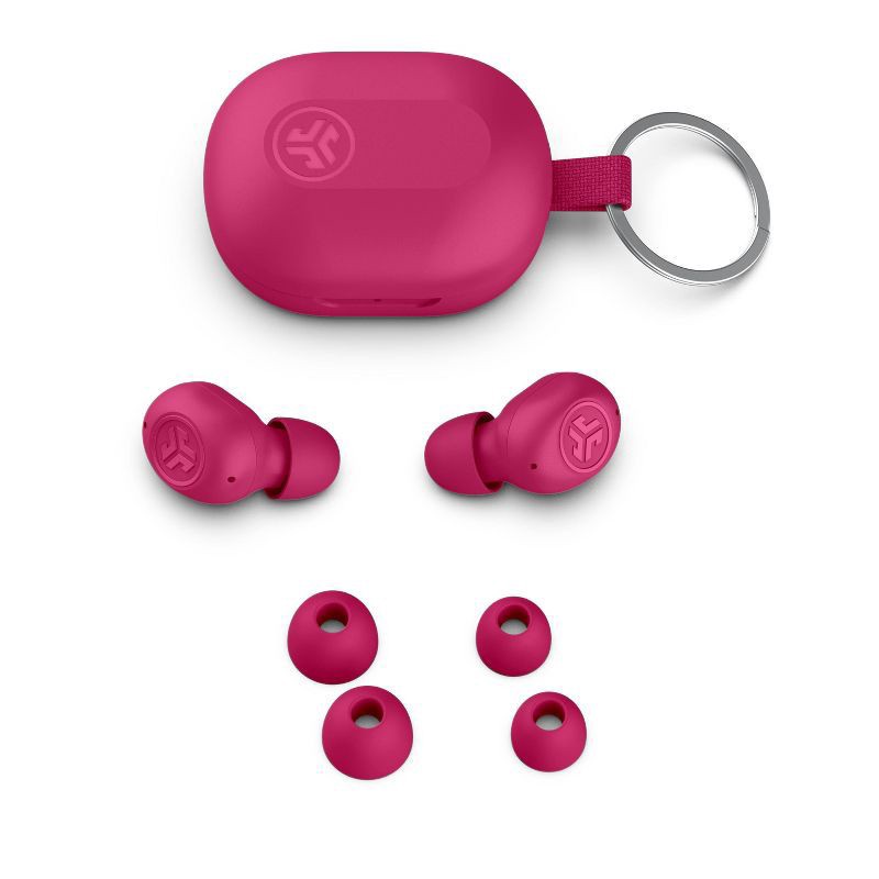 slide 12 of 14, JLab Pink JBuds True Wireless Earbuds Mini 1 ea, 1 ct