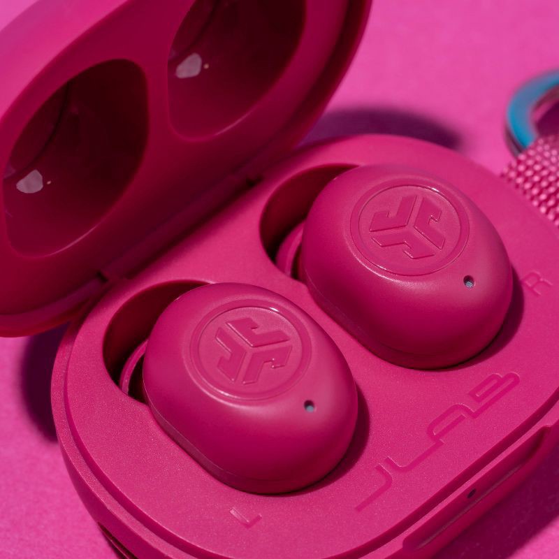 slide 3 of 14, JLab Pink JBuds True Wireless Earbuds Mini 1 ea, 1 ct
