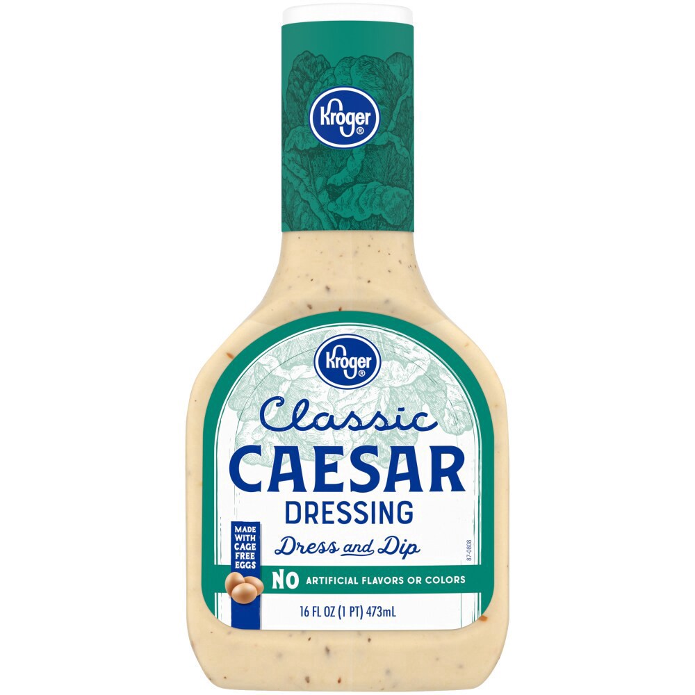 slide 1 of 6, Kroger Classic Caesar Salad Dressing, 16 fl oz