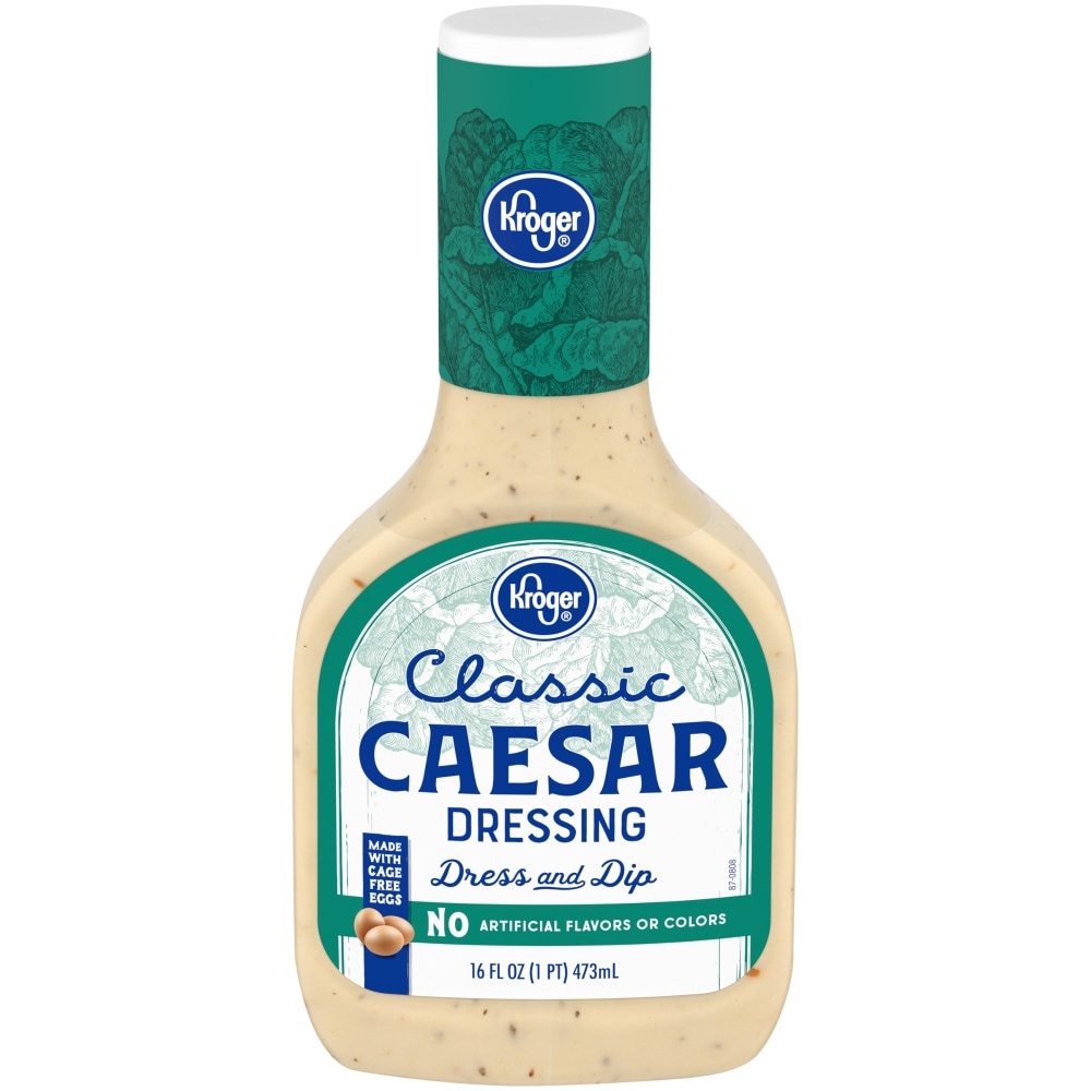 slide 1 of 1, Kroger Classic Caesar Salad Dressing, 16 fl oz