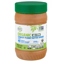 Nature's Promise Organic Crunchy No Stir Peanut Butter