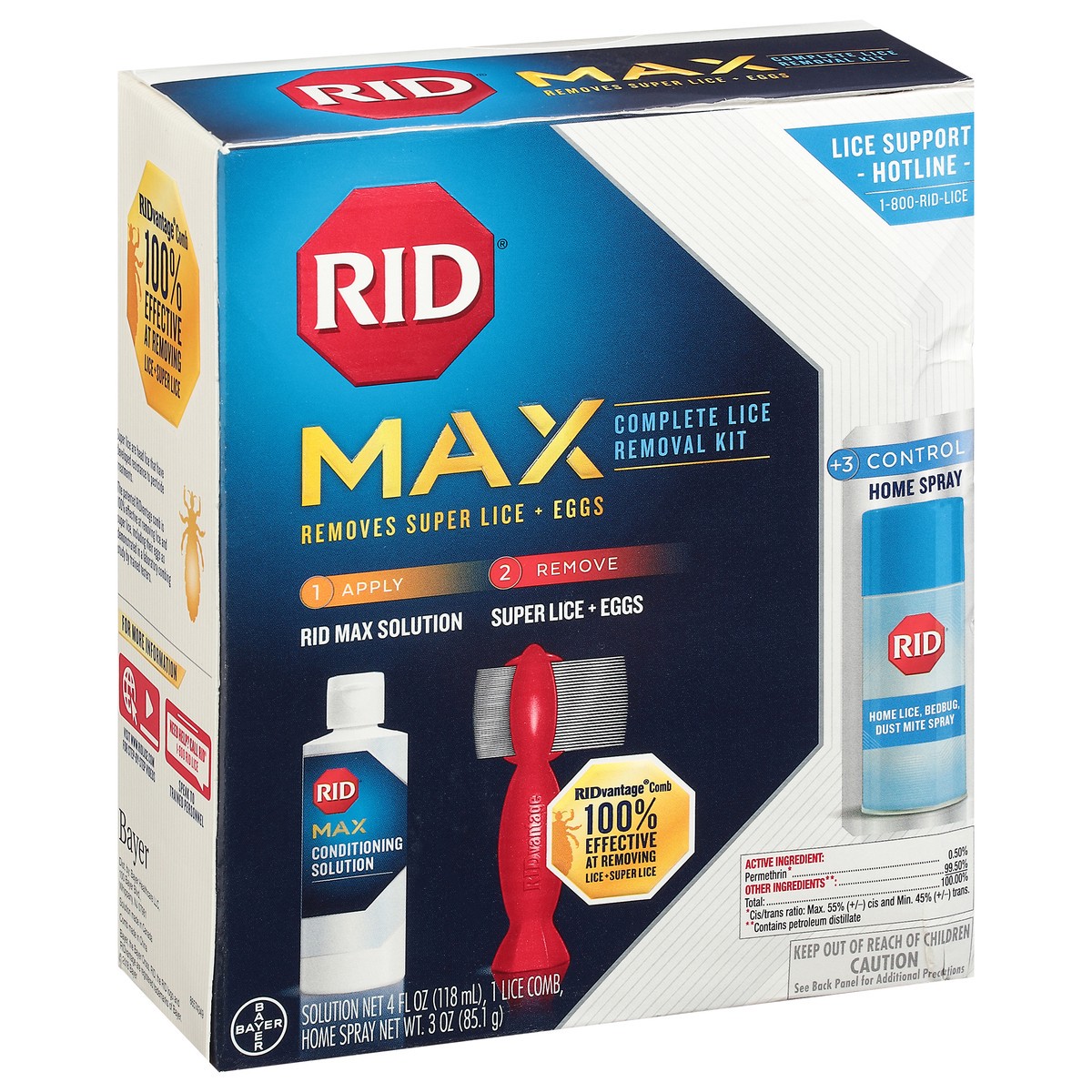 slide 2 of 9, RID Max Complete Lice Removal Kit 1 ea, 1 ea