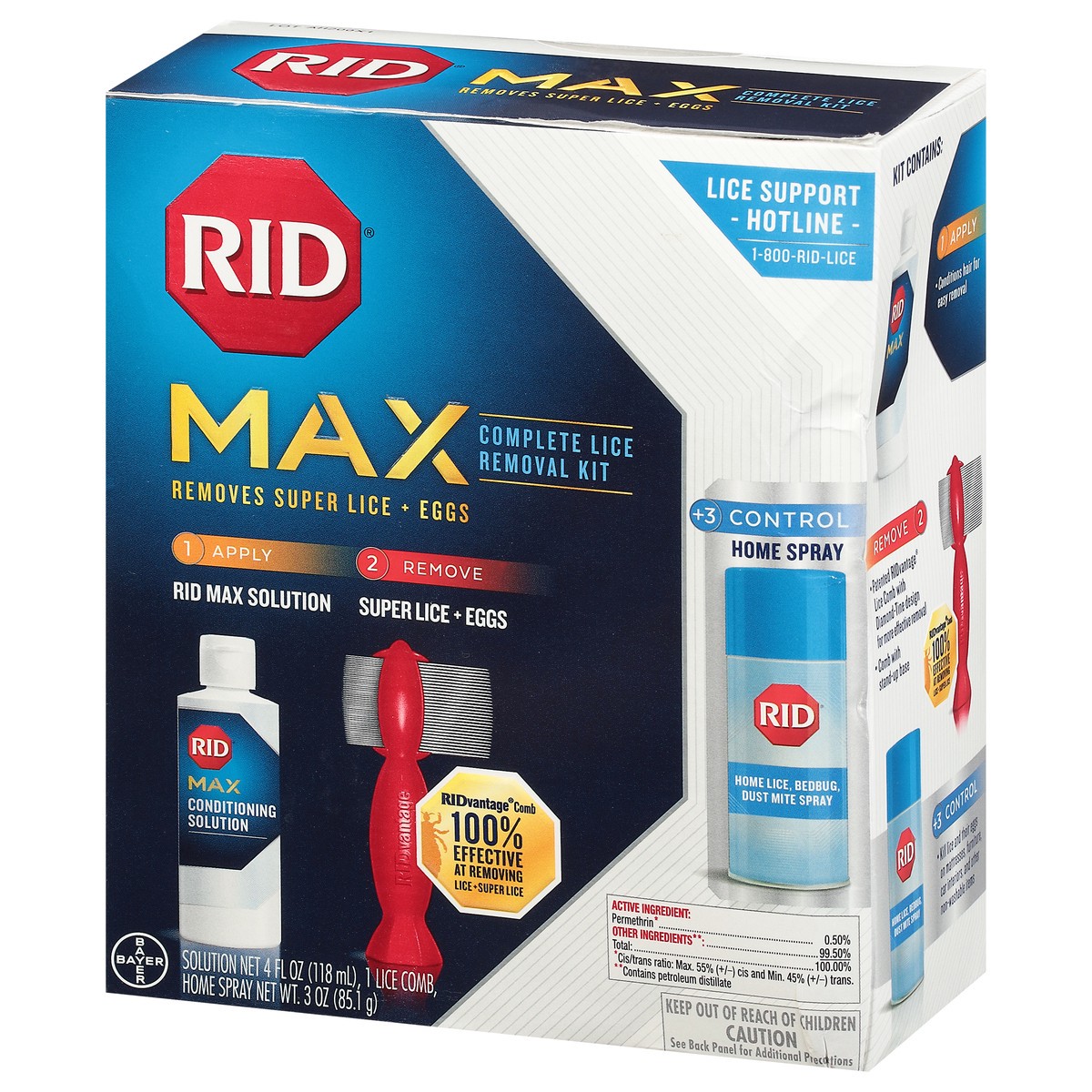 slide 3 of 9, RID Max Complete Lice Removal Kit 1 ea, 1 ea