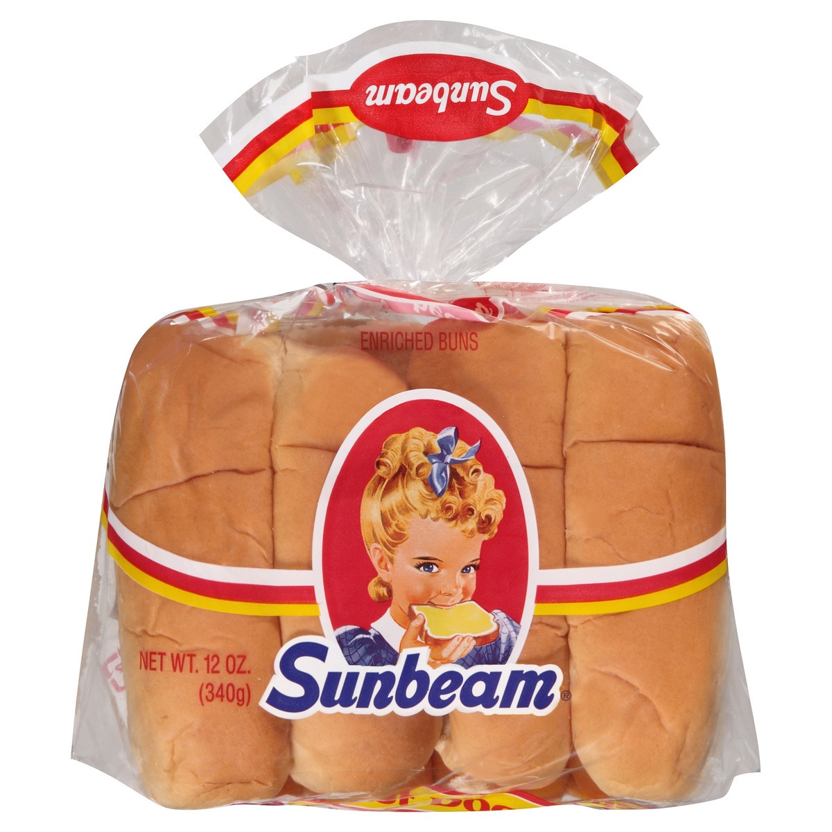 slide 11 of 11, Sunbeam Hot Dog Buns 8 ct Bag, 8 ct