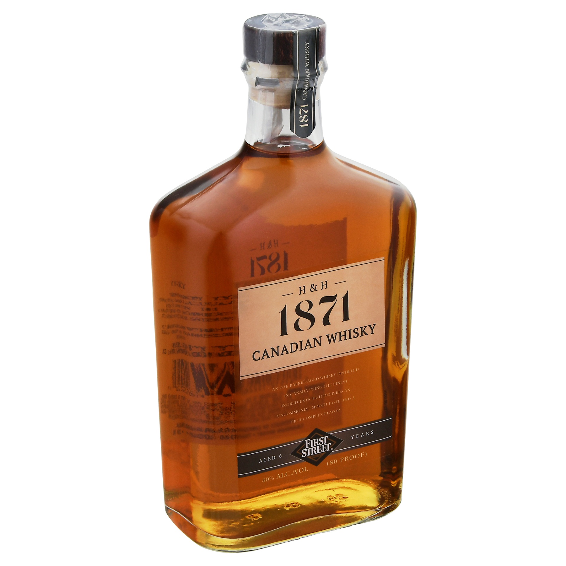 slide 1 of 1, First Street H&H 1871 Canadian Whiskey, 750 ml