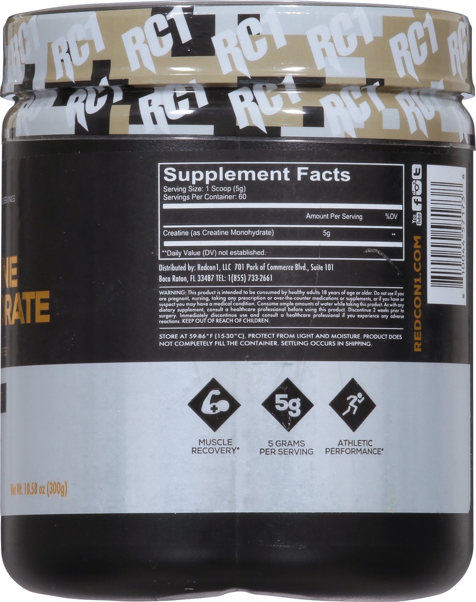 slide 3 of 13, Redcon1 Creatine Monohydrate 10.58 oz, 10.58 oz