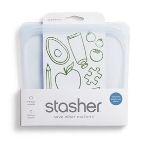 slide 1 of 1, Stashers Stasher Reusable Silicone Travel Bag, 1 ct