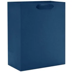 Hallmark Medium Gift Bag (Solid Navy Blue)
