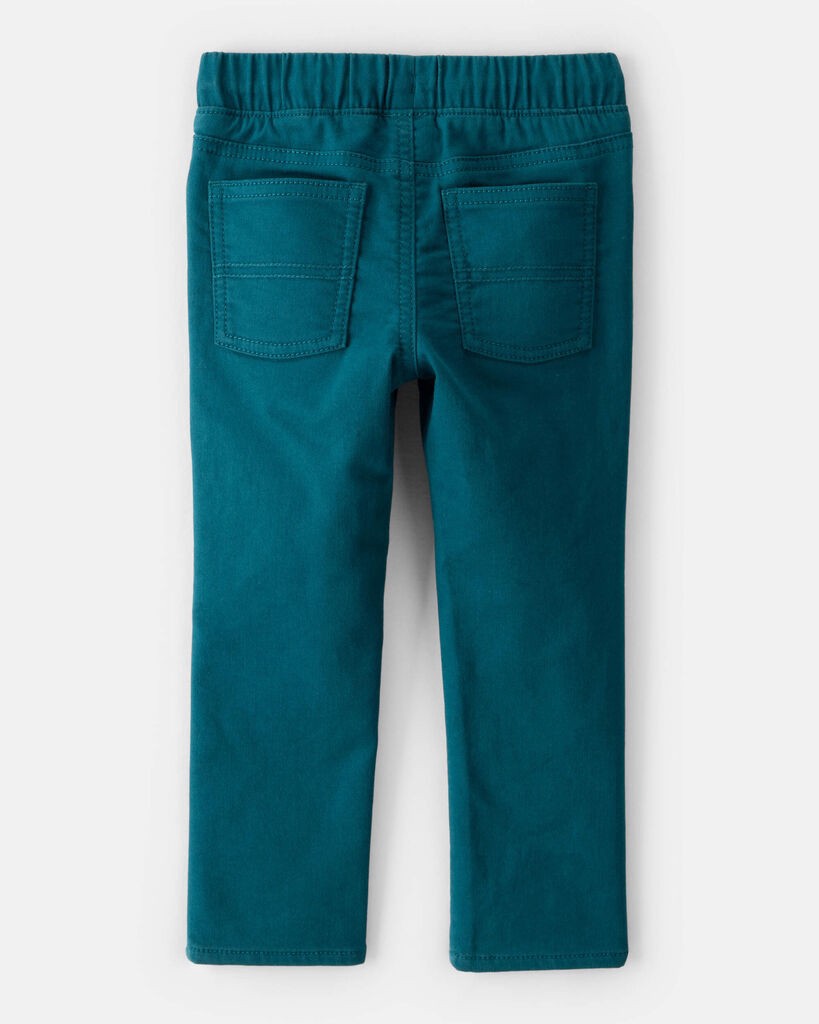 slide 2 of 3, Oshkosh Toddler Boy Drawstring Pants - Teal Teal 3T, 1 ct