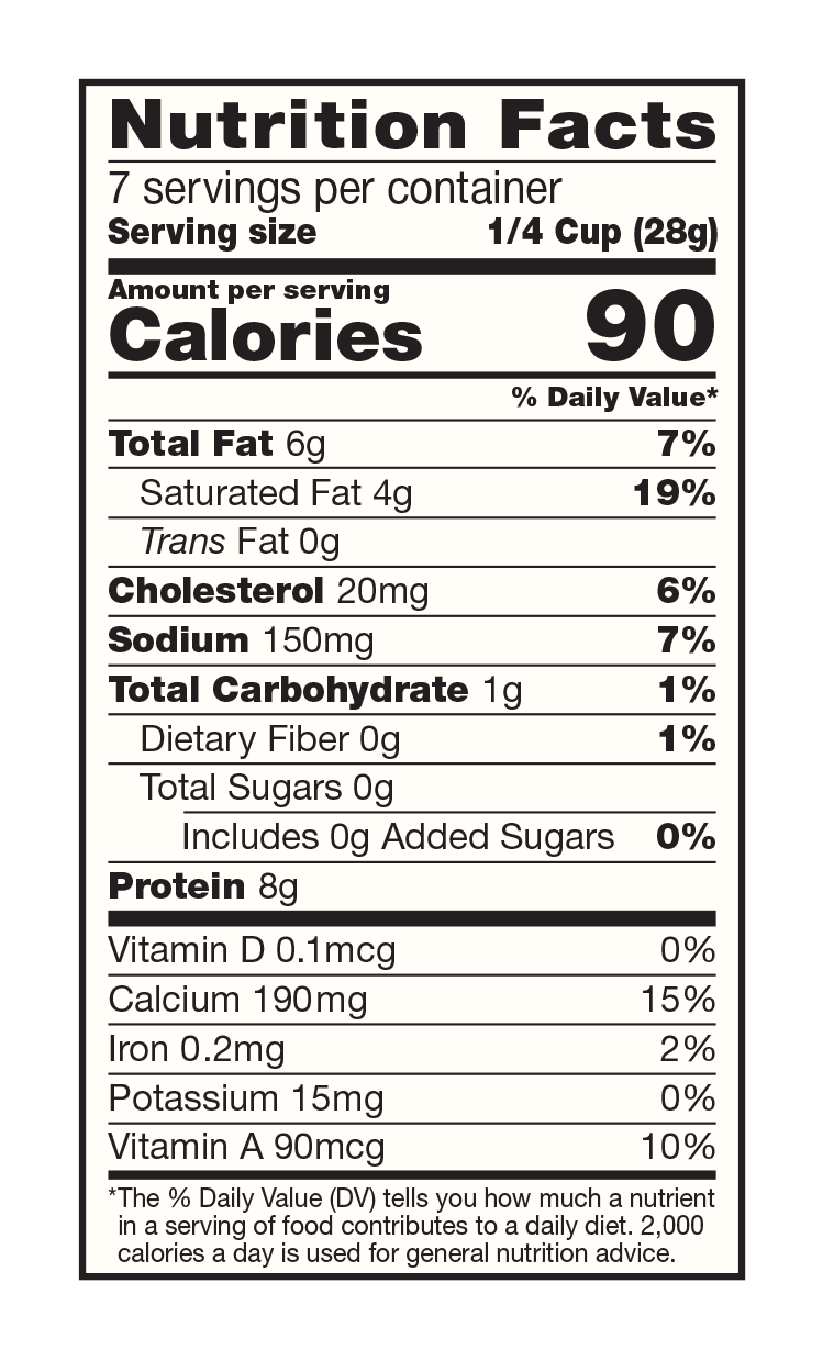 slide 3 of 5, Shredded Cheese, 7 oz