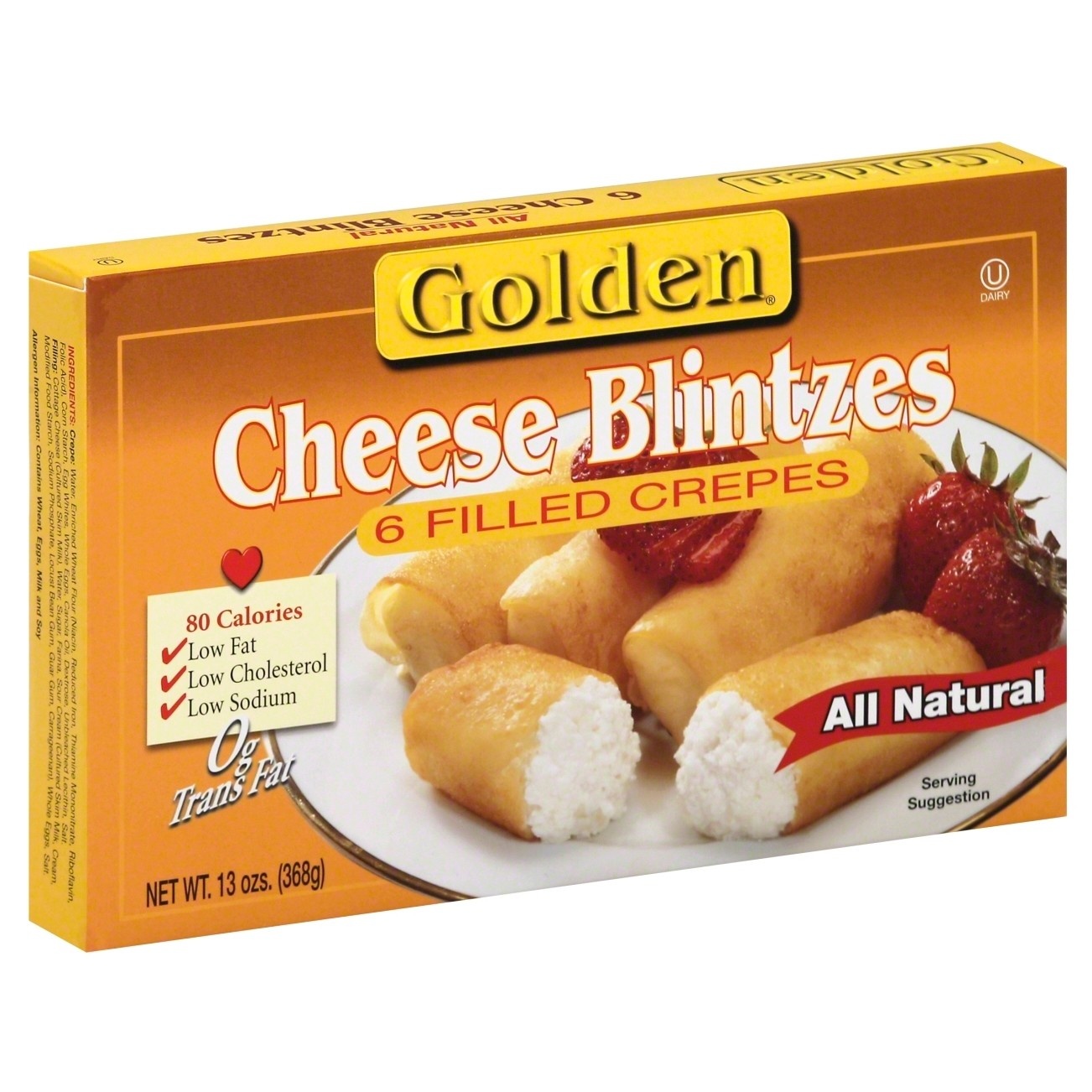 slide 1 of 1, Dr. Praeger's Golden Cheese Blintzes, 6 ct; 13 oz