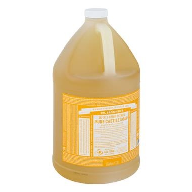 slide 1 of 1, Dr. Bronner's Organic Castile Citrus Orange Liquid Soap, 1 gal