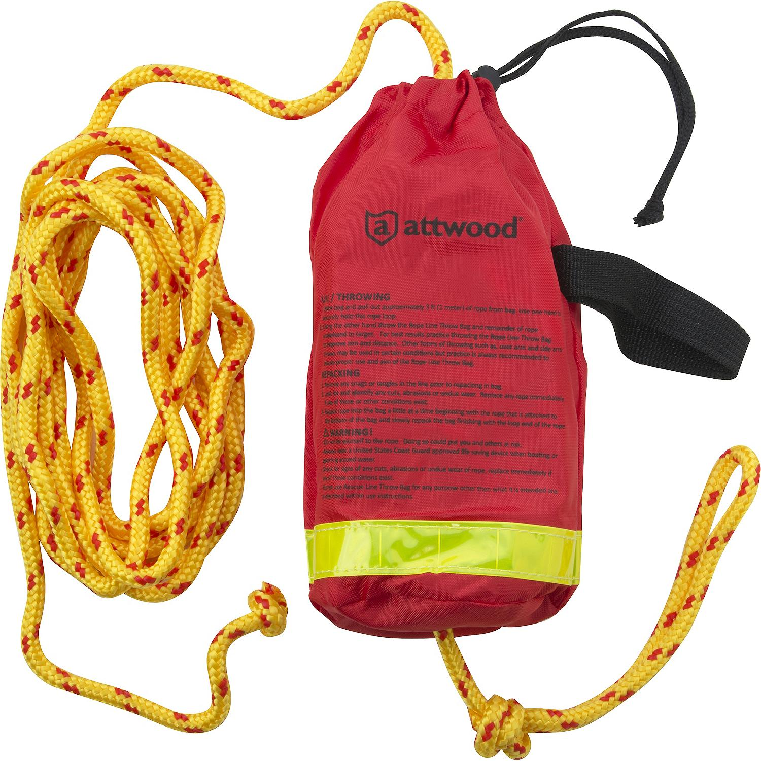 slide 2 of 3, Attwood Rescue Line Throw Bag 50 Ft, 50 ft