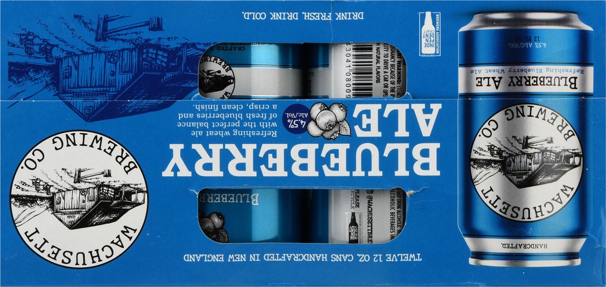 slide 12 of 12, Wachusett Blueberry Ale Beer 12 - 12 fl oz Cans, 12 ct