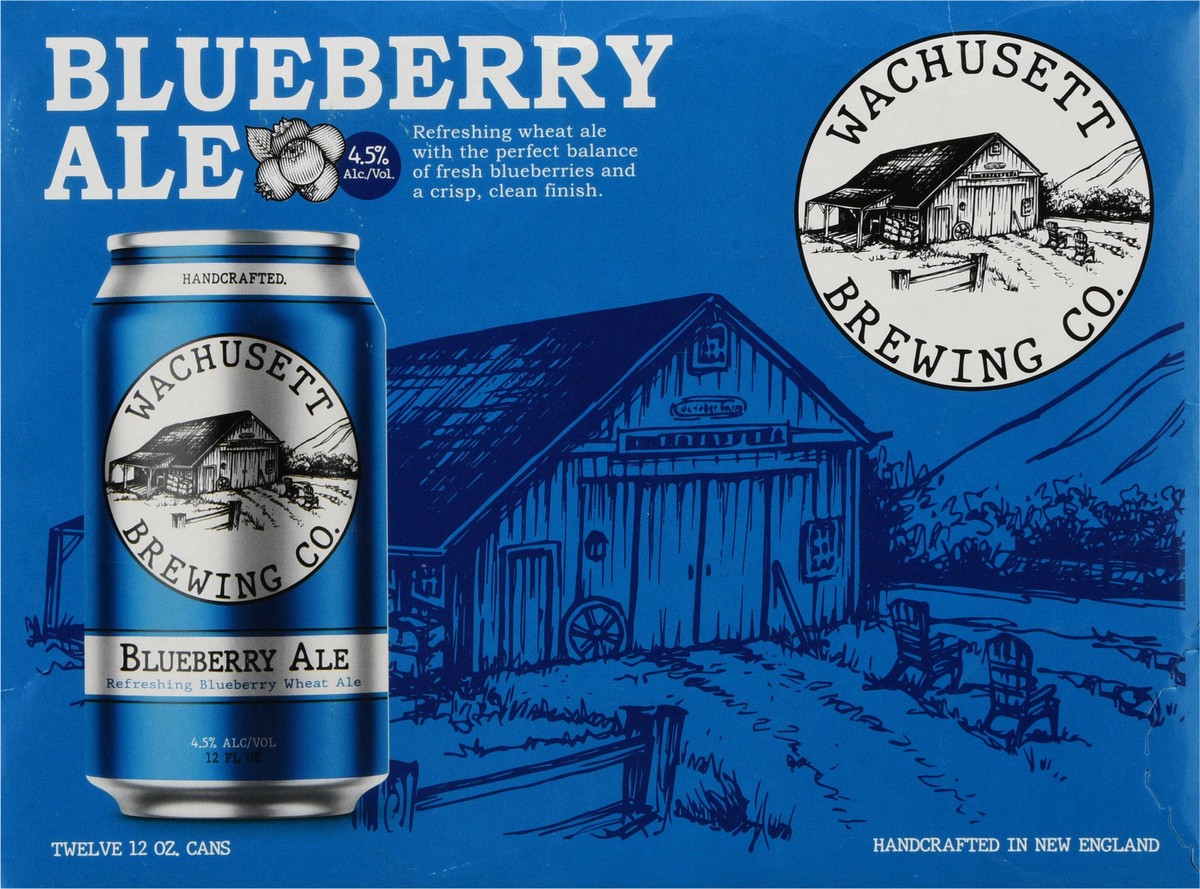 slide 8 of 12, Wachusett Blueberry Ale Beer 12 - 12 fl oz Cans, 12 ct