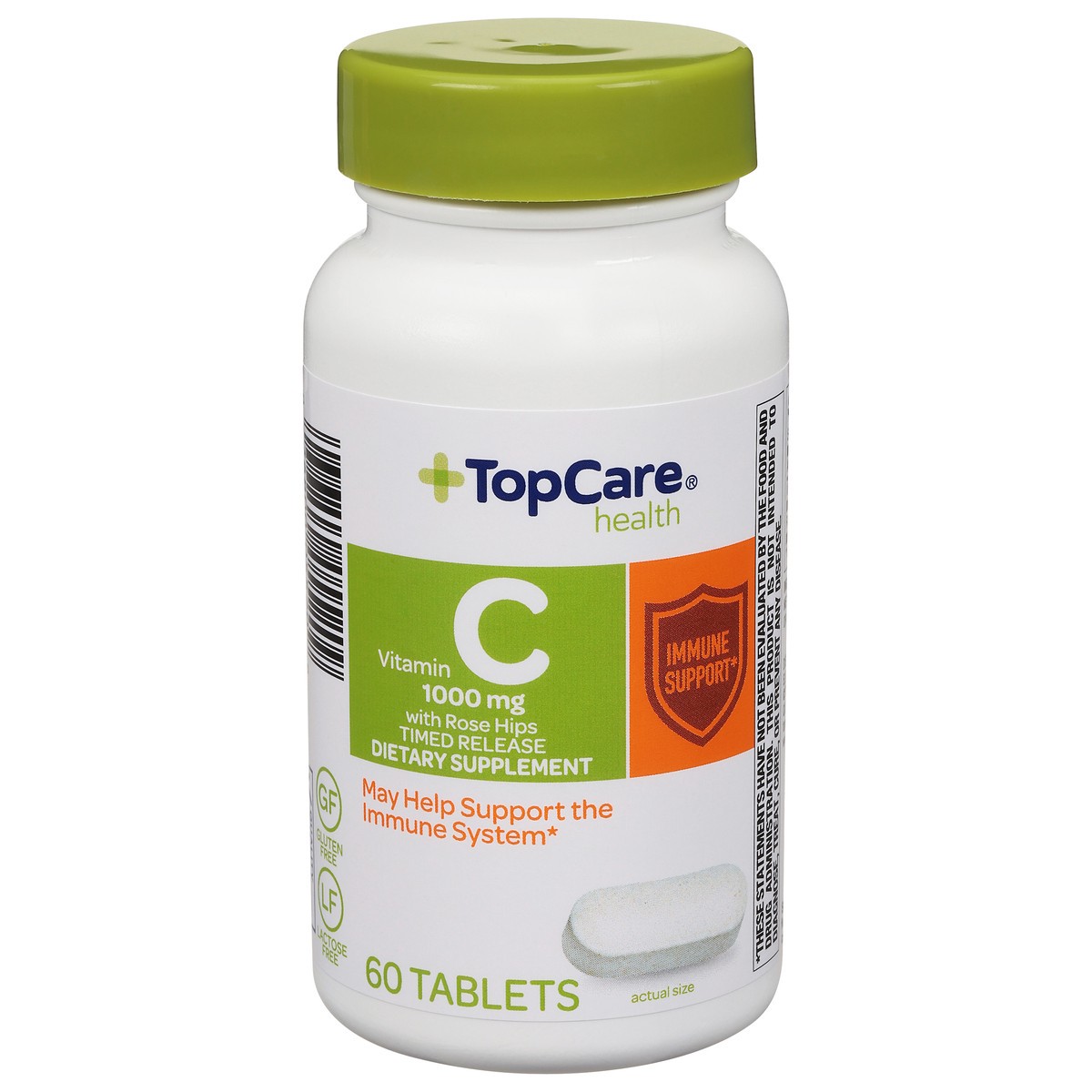 slide 1 of 6, TopCare Natural Vitamin C - Time Released, 60 ct