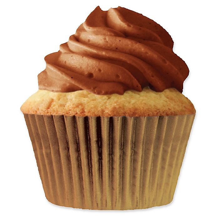 slide 2 of 4, Cupcake Creations Standard Baking Cups - Gold, 32 ct