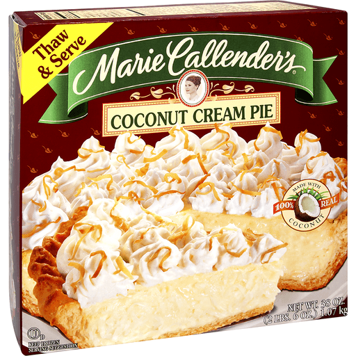 slide 4 of 8, Marie Callender's Frozen Pie Dessert, Coconut Cream, 38 Ounce, 38 oz