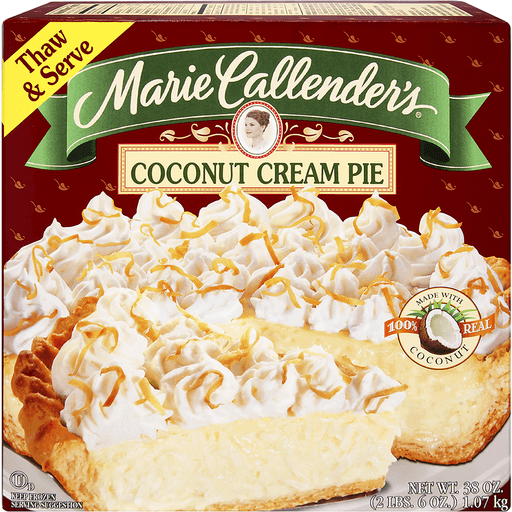 slide 3 of 8, Marie Callender's Frozen Pie Dessert, Coconut Cream, 38 Ounce, 38 oz