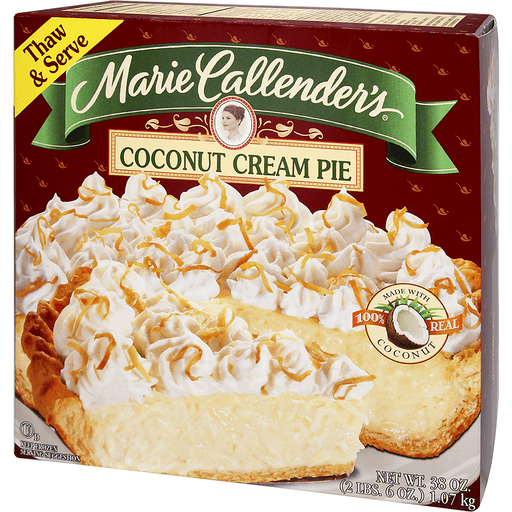 slide 6 of 8, Marie Callender's Frozen Pie Dessert, Coconut Cream, 38 Ounce, 38 oz