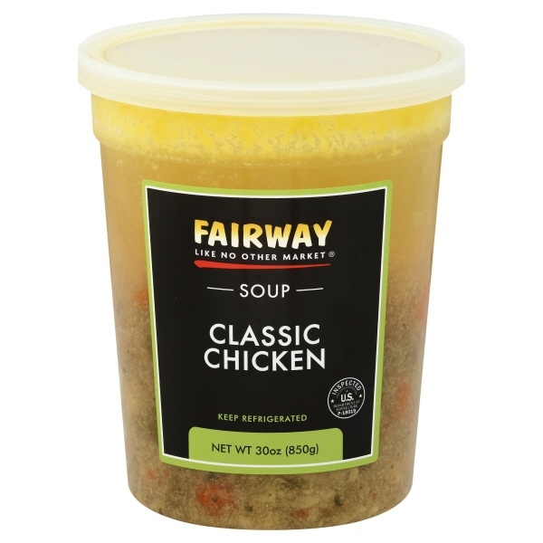 slide 1 of 1, Fairway Classic Chicken Soup, 32 oz