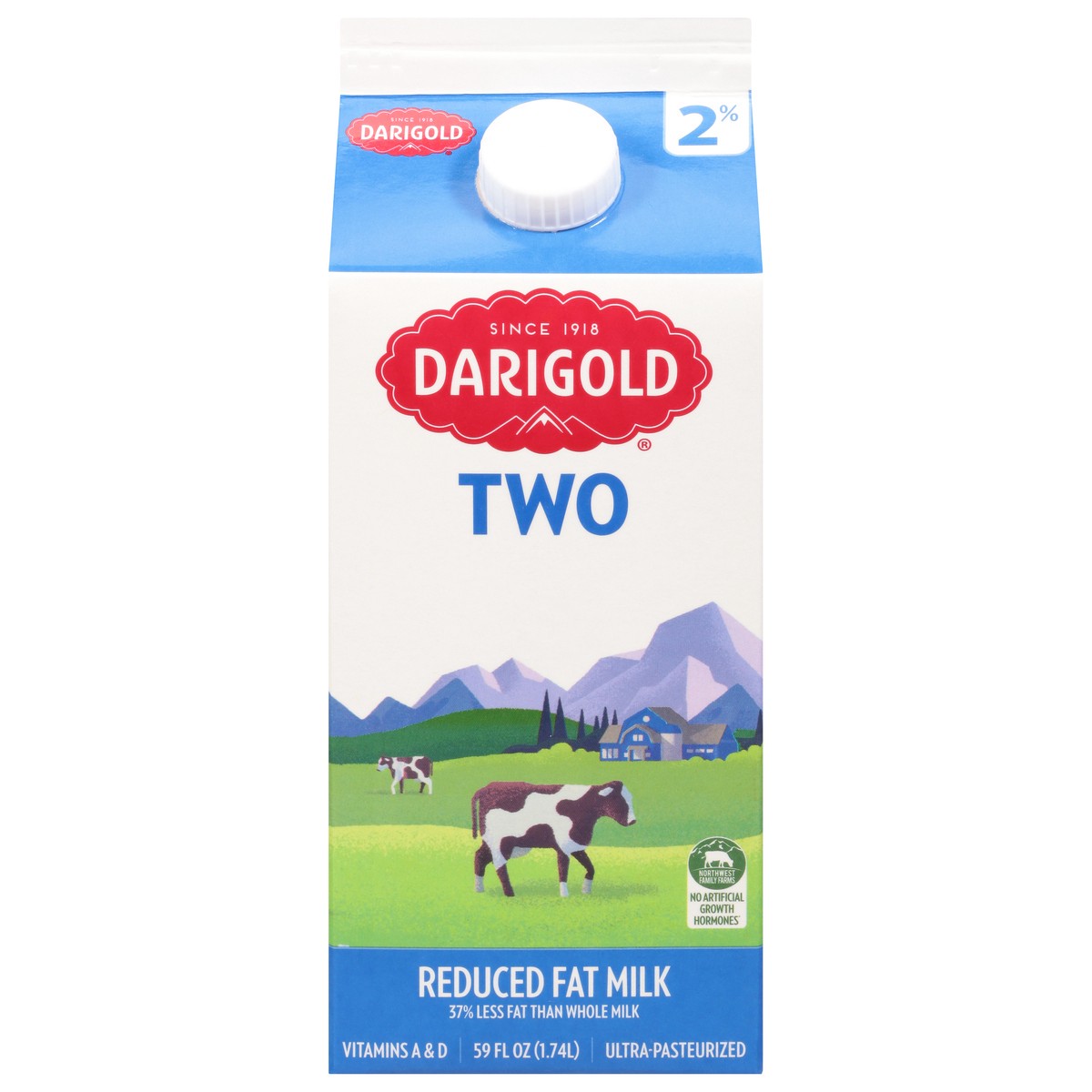 slide 11 of 11, Darigold Reduced Fat 2% Milk 59 fl oz, 59 fl oz