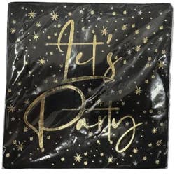 Meijer Bev Napkin Foil Lets Party 16 Ct
