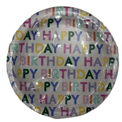 Meijer Rnd 7in Plate Hb Script 20 Ct