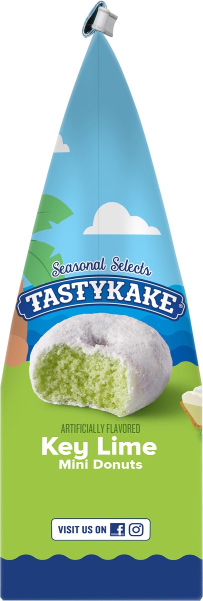 slide 2 of 13, Tastykake Key Lime Mini Donuts, Shareable Key Lime Flavored Powered Donuts, 10 oz Bag, 10 oz