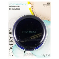 Covergirl Smoothers Pressed Powder Powder, Translucent Fair 705, 0.32 oz (9.3 g)
