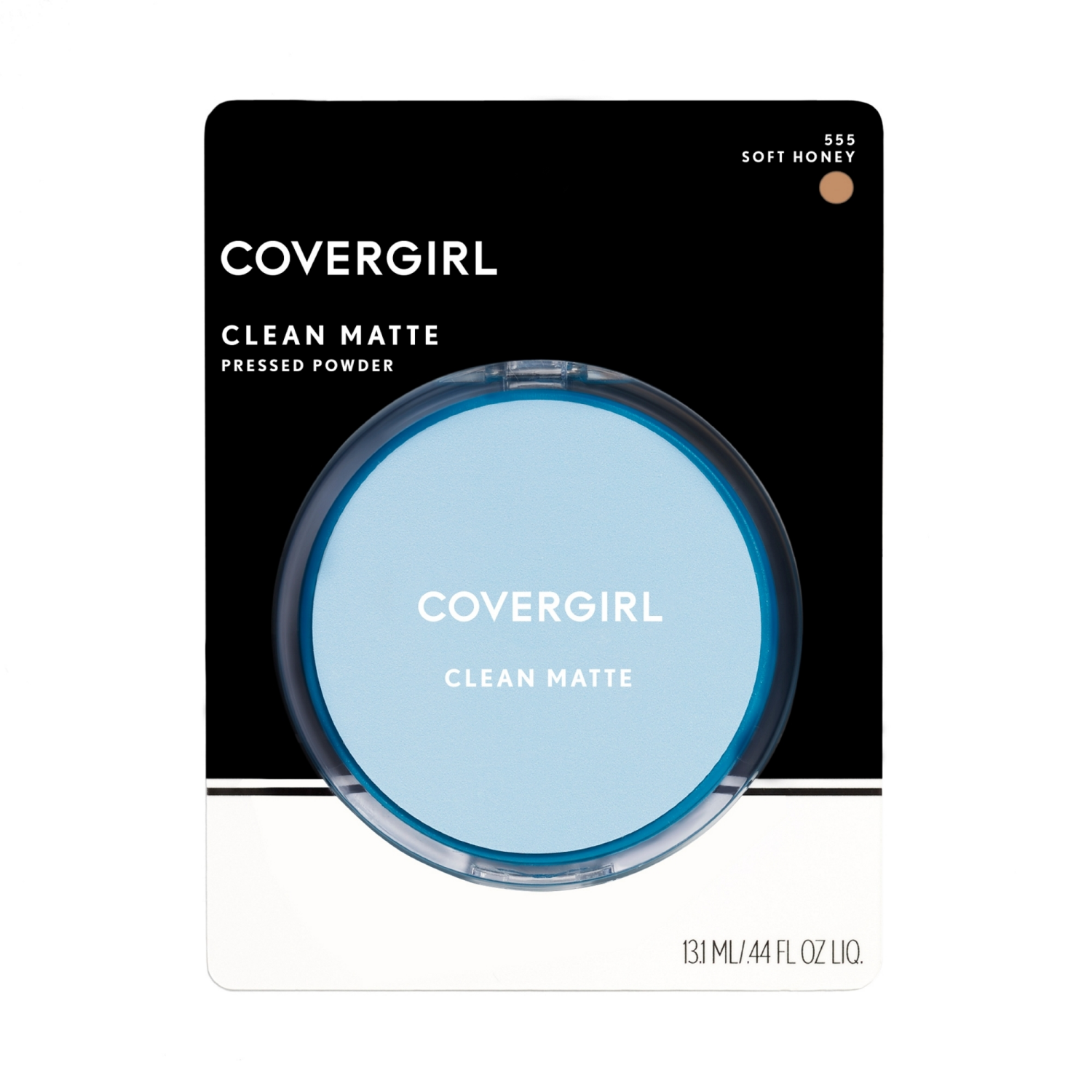 slide 1 of 5, Covergirl Clean Matte Pressed Powder Powder Soft Honey 555, 10 G 0.35 OZ, 10 g