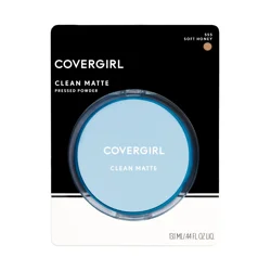 Covergirl Clean Matte Pressed Powder Powder Soft Honey 555, 10 G 0.35 OZ