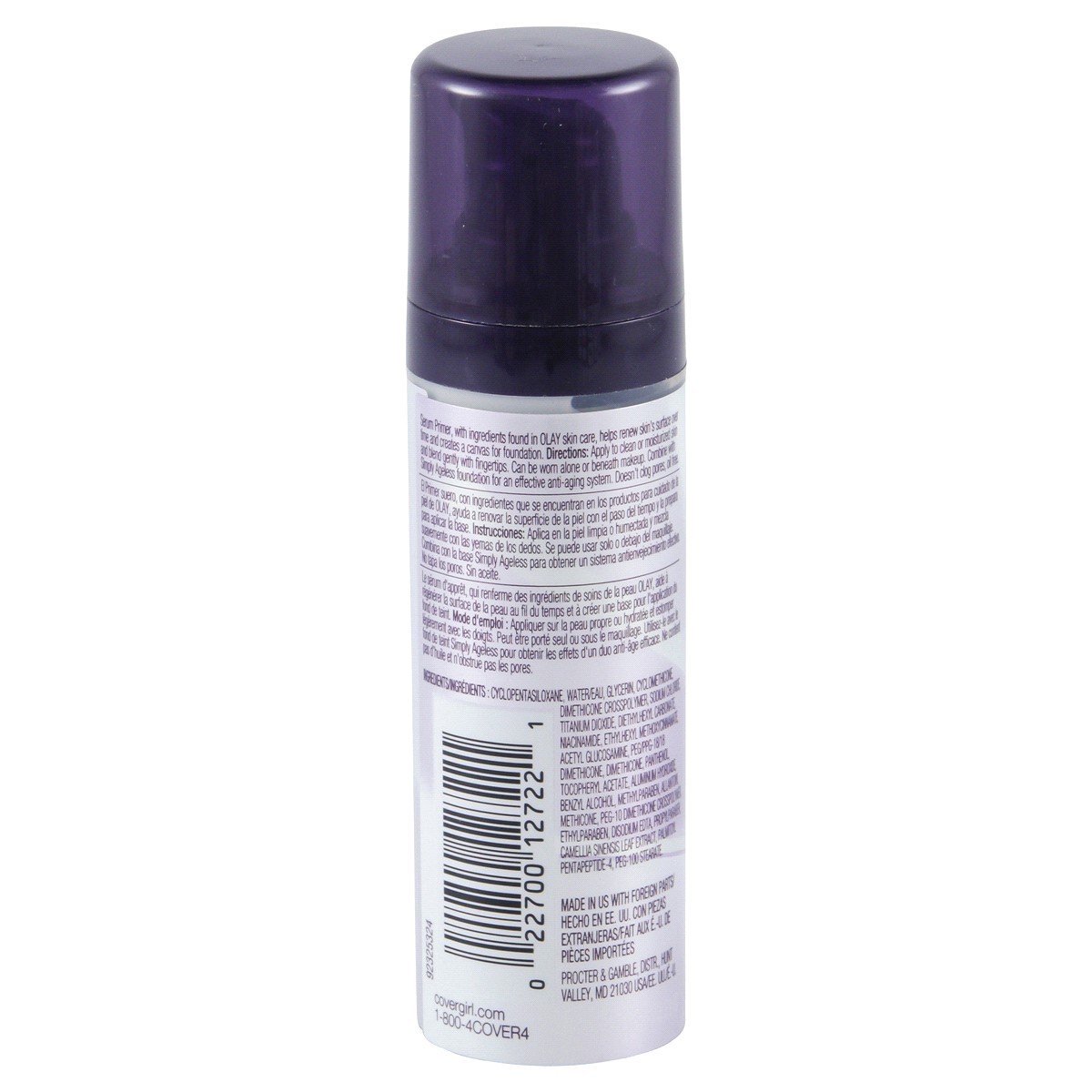 slide 3 of 4, Covergirl Simply Ageless Anti Aging Foundation Primer, 30 ml