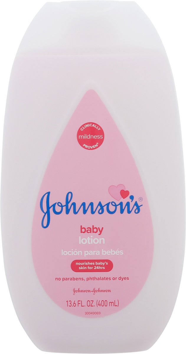 Johnson's Moisturizing Pink Baby Lotion with Coconut Oil, Gentle