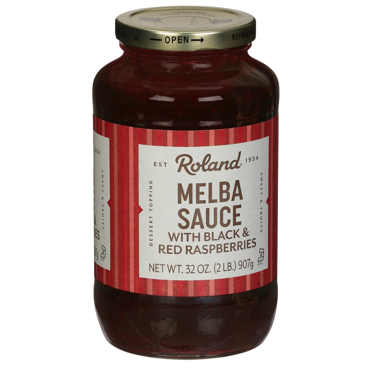 slide 8 of 11, Roland Melba Sauce with Black & Red Raspberries 32 oz, 32 oz
