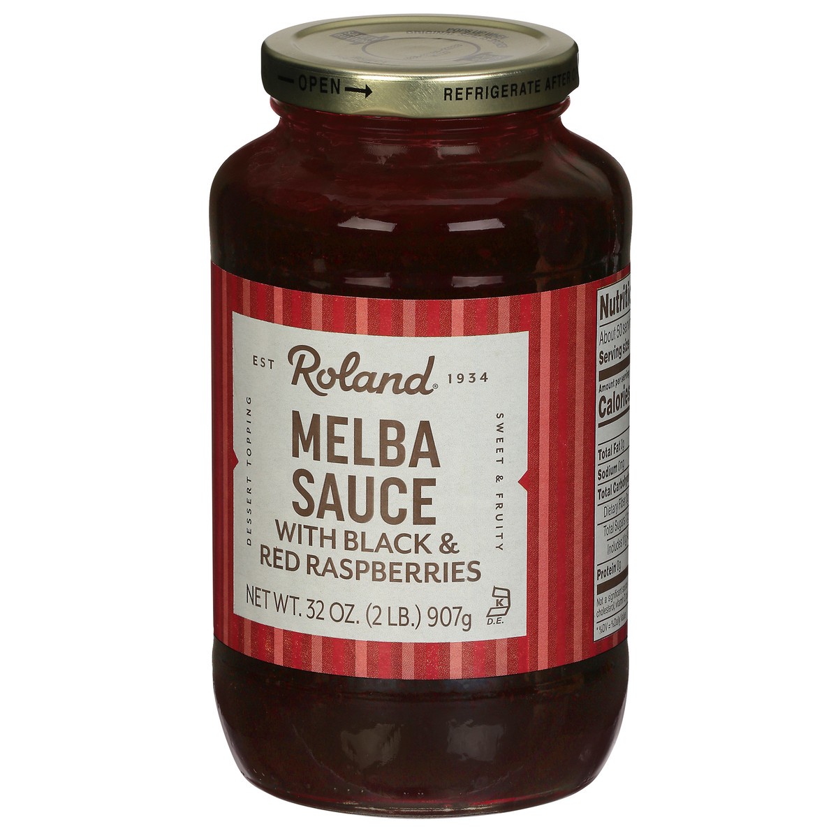 slide 9 of 11, Roland Melba Sauce with Black & Red Raspberries 32 oz, 32 oz