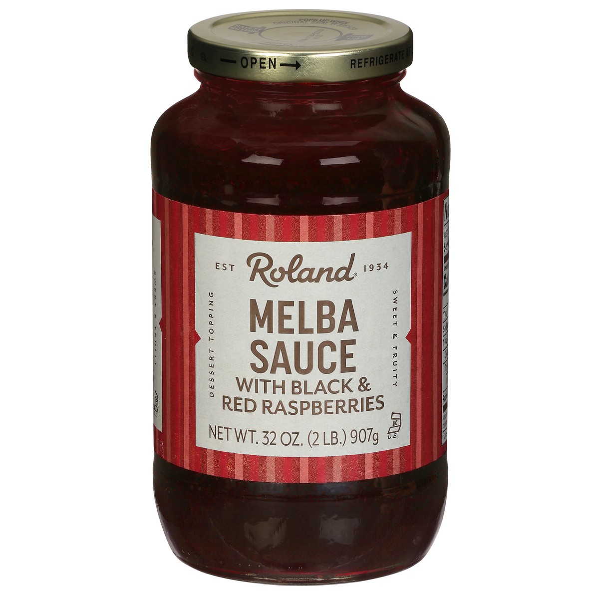 slide 10 of 11, Roland Melba Sauce with Black & Red Raspberries 32 oz, 32 oz