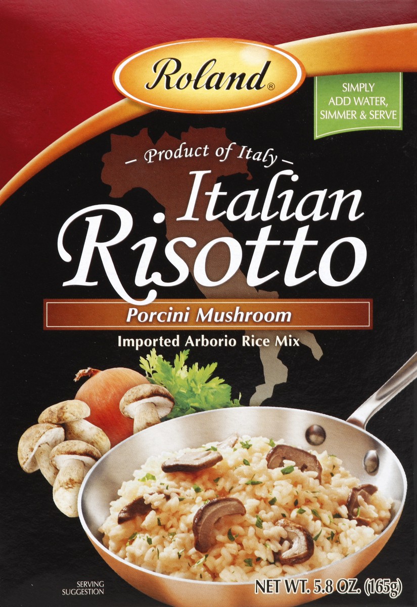 slide 2 of 4, Roland Italian Risotto Porcini Mushroom With Imported Arborio Rice Mix, 5.8 oz