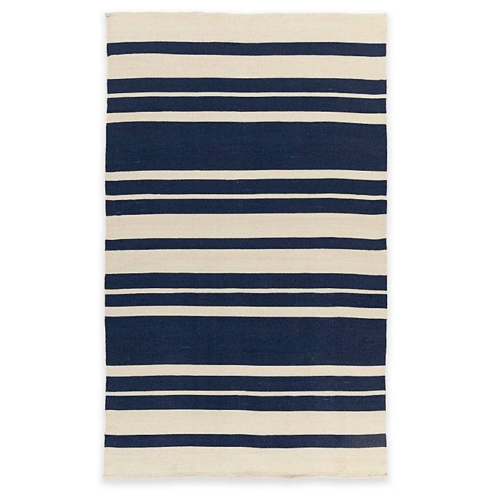 slide 1 of 1, Surya Corniston Indoor/Outdoor Area Rug - Navy, 5 ft x 8 ft