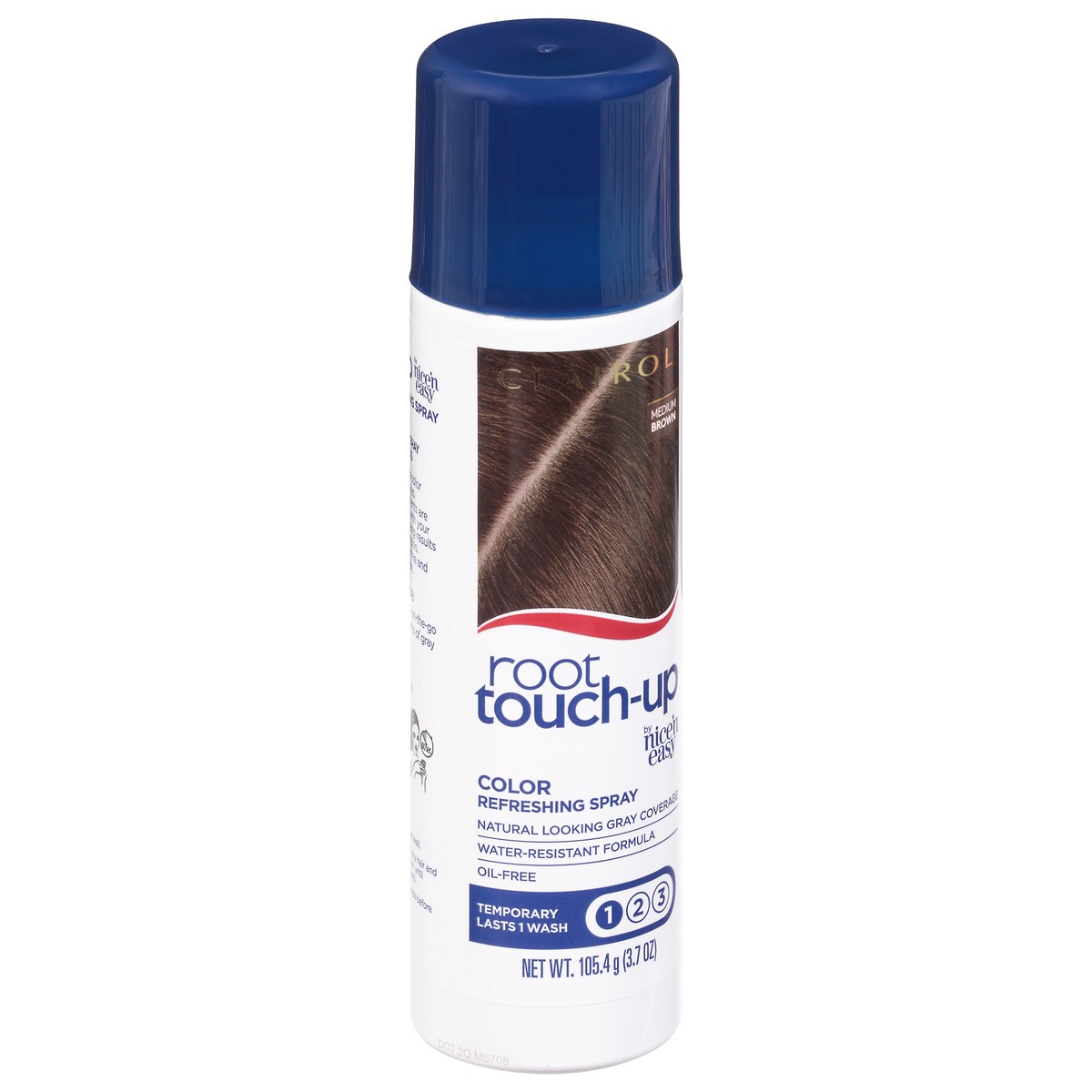 slide 8 of 9, Root Touch-Up Temporary Color Refreshing Spray Medium Brown, 3.7 oz