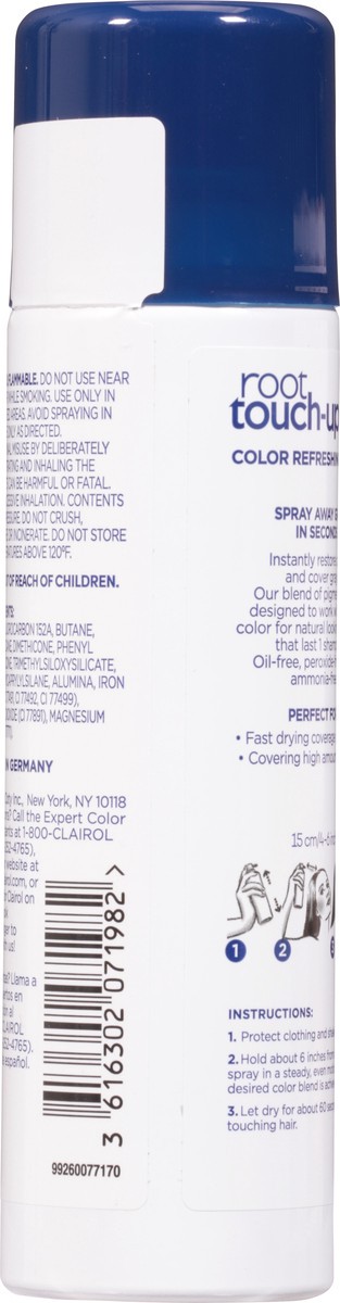 slide 5 of 9, Root Touch-Up Temporary Color Refreshing Spray Medium Brown, 3.7 oz