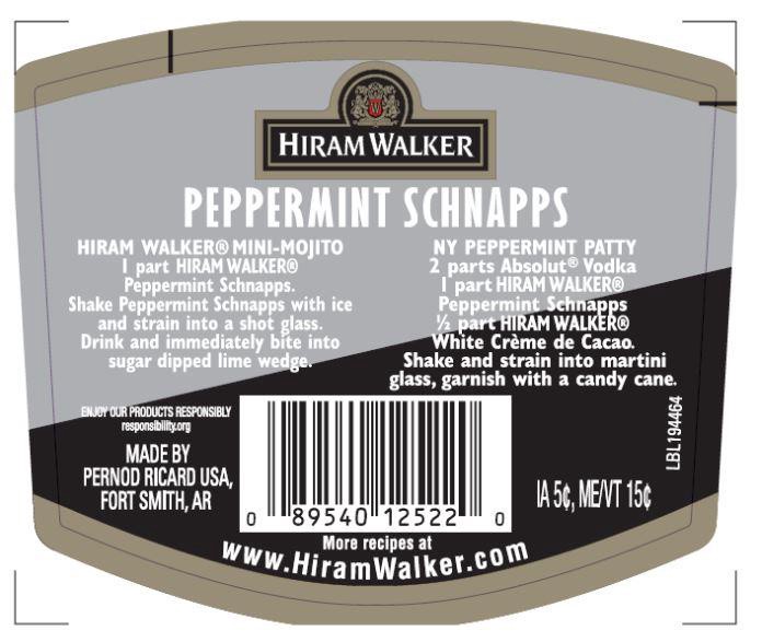 slide 2 of 5, Hiram Walker Peppermint Schnapps 750mL Bottle 90 Proof, 750 ml