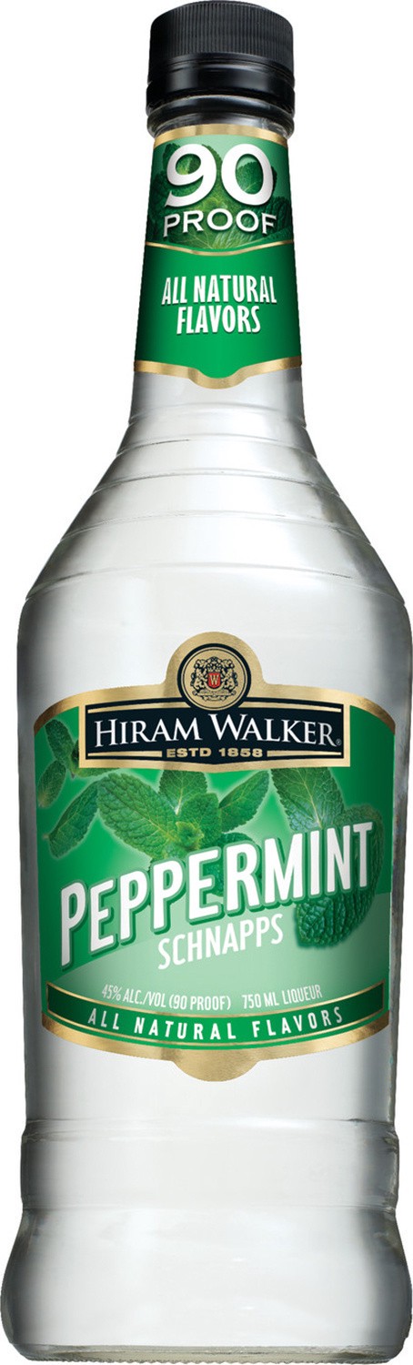 slide 1 of 5, Hiram Walker Peppermint Schnapps 750mL Bottle 90 Proof, 750 ml